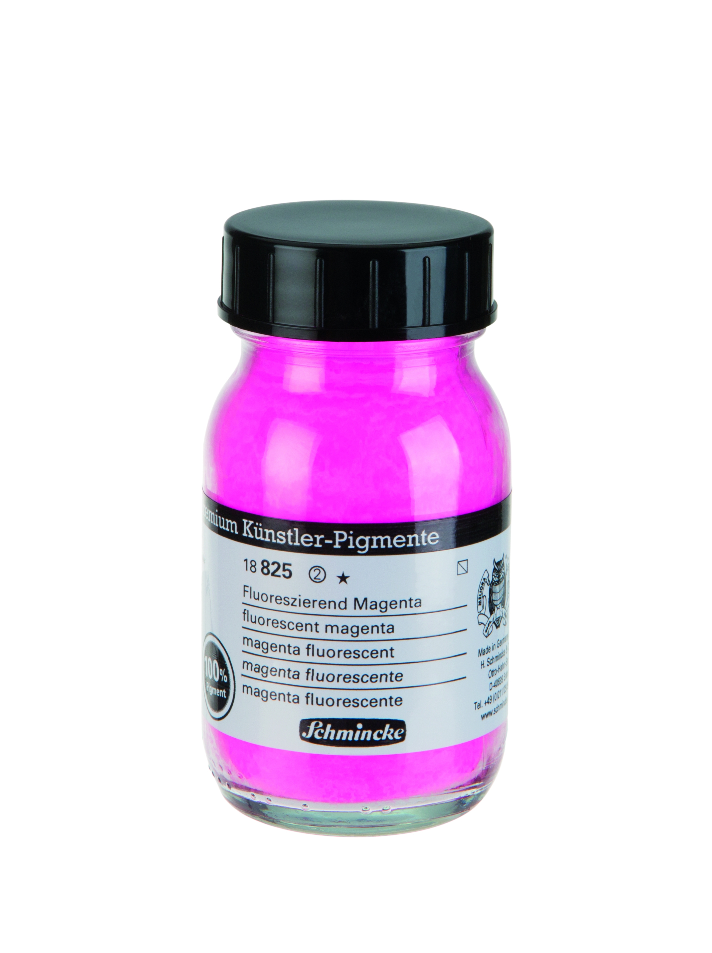 Schmincke Künstler-Pigmente, 100ml, ausreichende Lichtechtheit, fluo-magenta